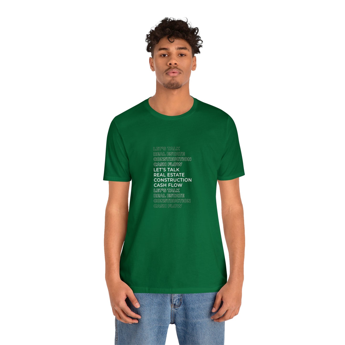 Real Estate, Construction, Cash Flow Short Sleeve Tee