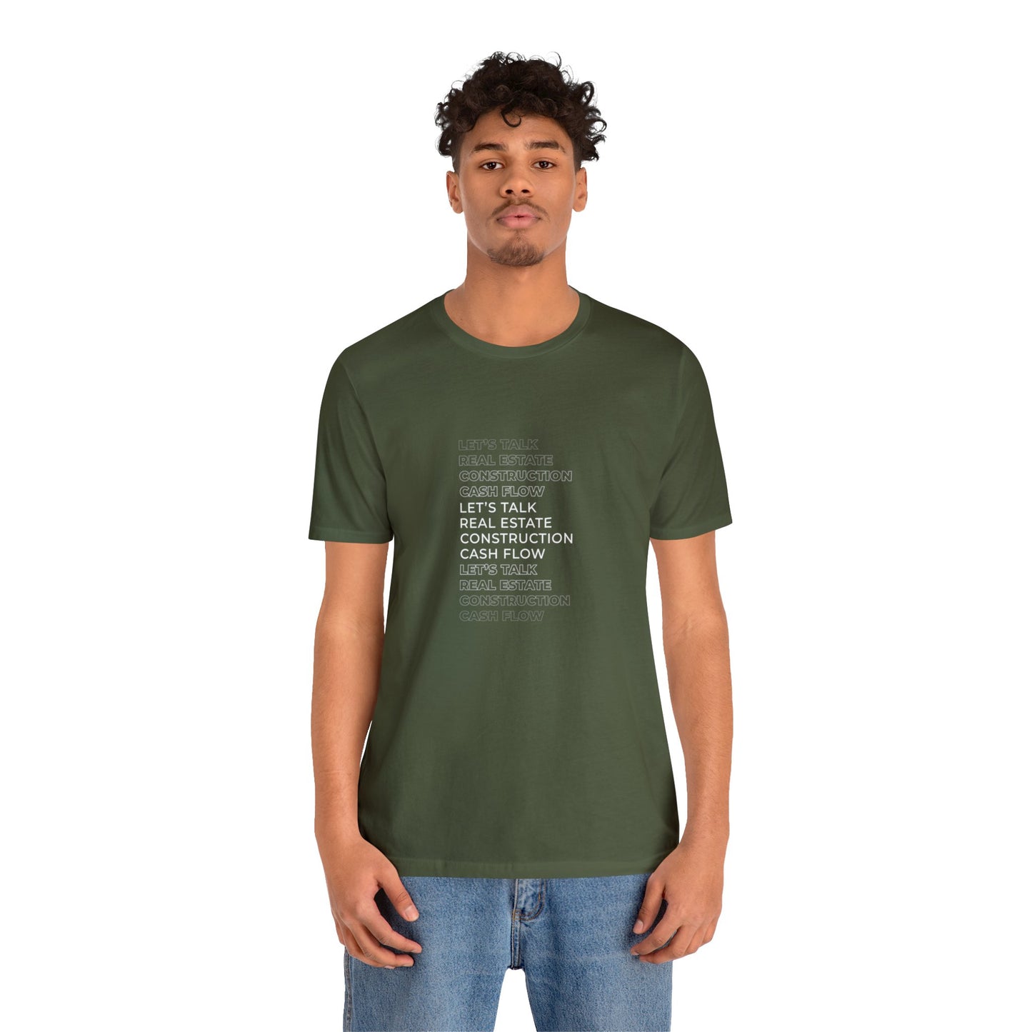 Real Estate, Construction, Cash Flow Short Sleeve Tee