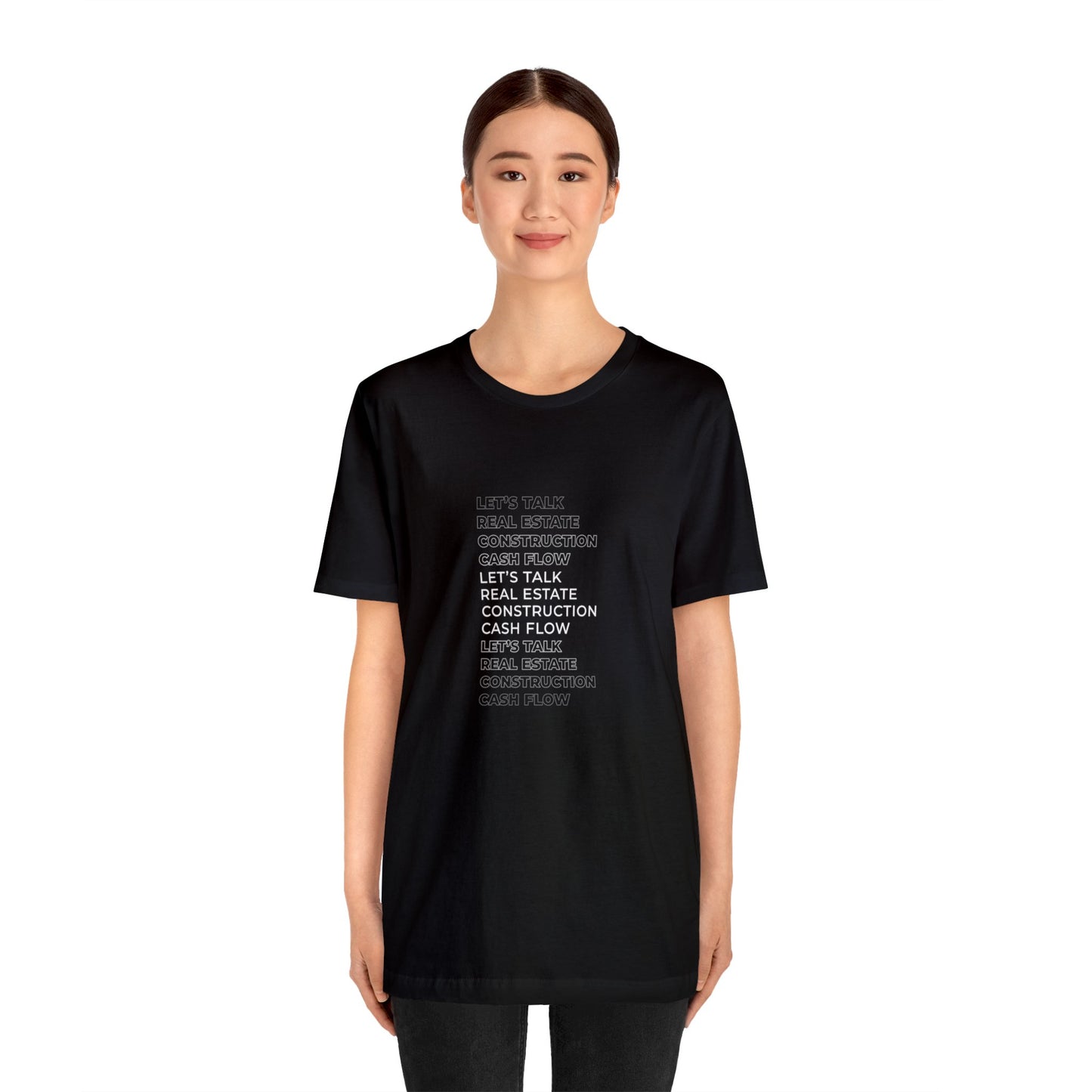 Real Estate, Construction, Cash Flow Short Sleeve Tee