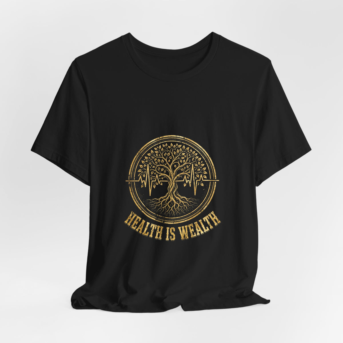 Grow Bella "Health Is Wealth" Illustrated Tee