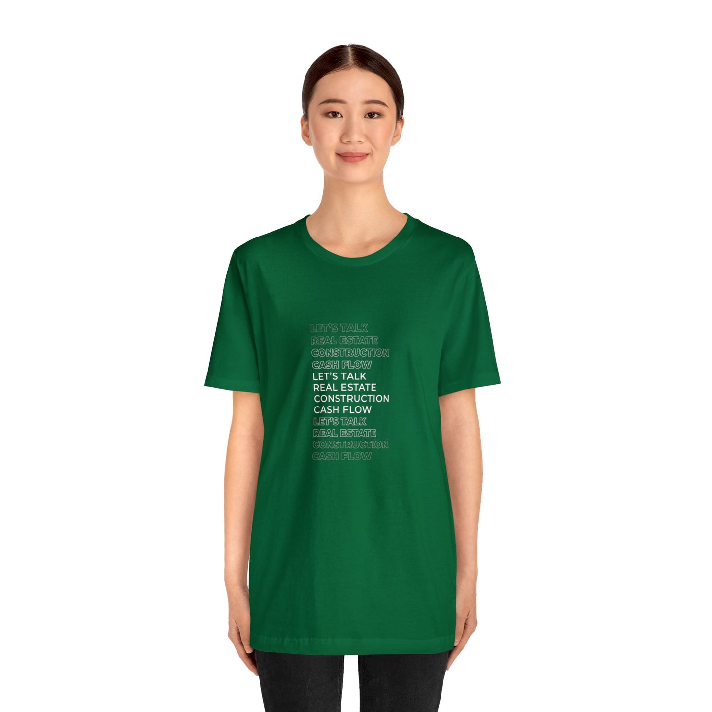Real Estate, Construction, Cash Flow Short Sleeve Tee