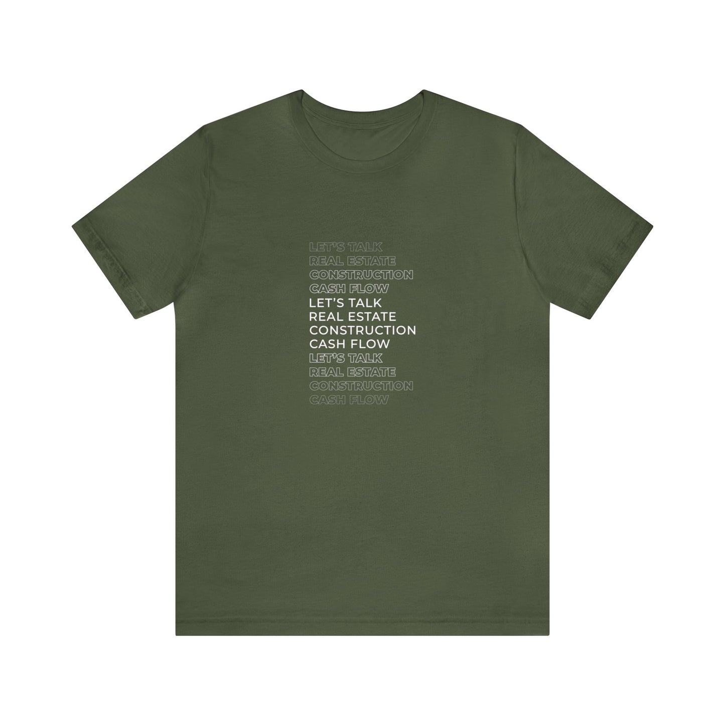 Real Estate, Construction, Cash Flow Short Sleeve Tee