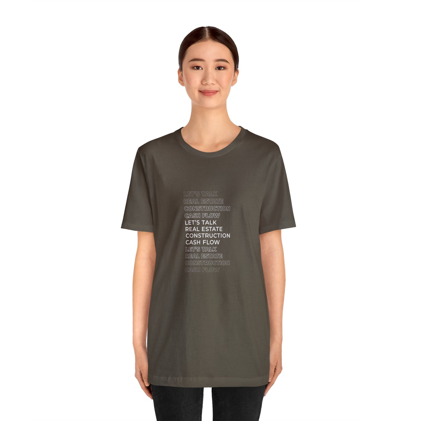 Real Estate, Construction, Cash Flow Short Sleeve Tee