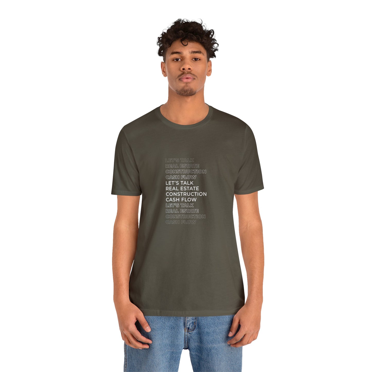 Real Estate, Construction, Cash Flow Short Sleeve Tee