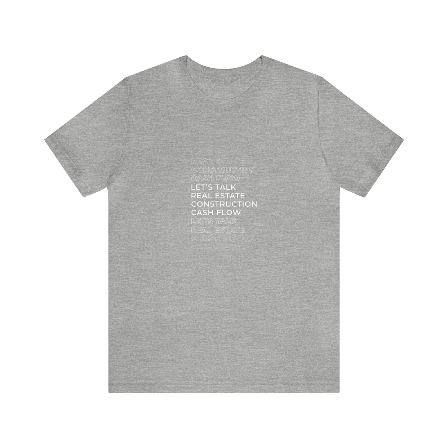 Real Estate, Construction, Cash Flow Short Sleeve Tee