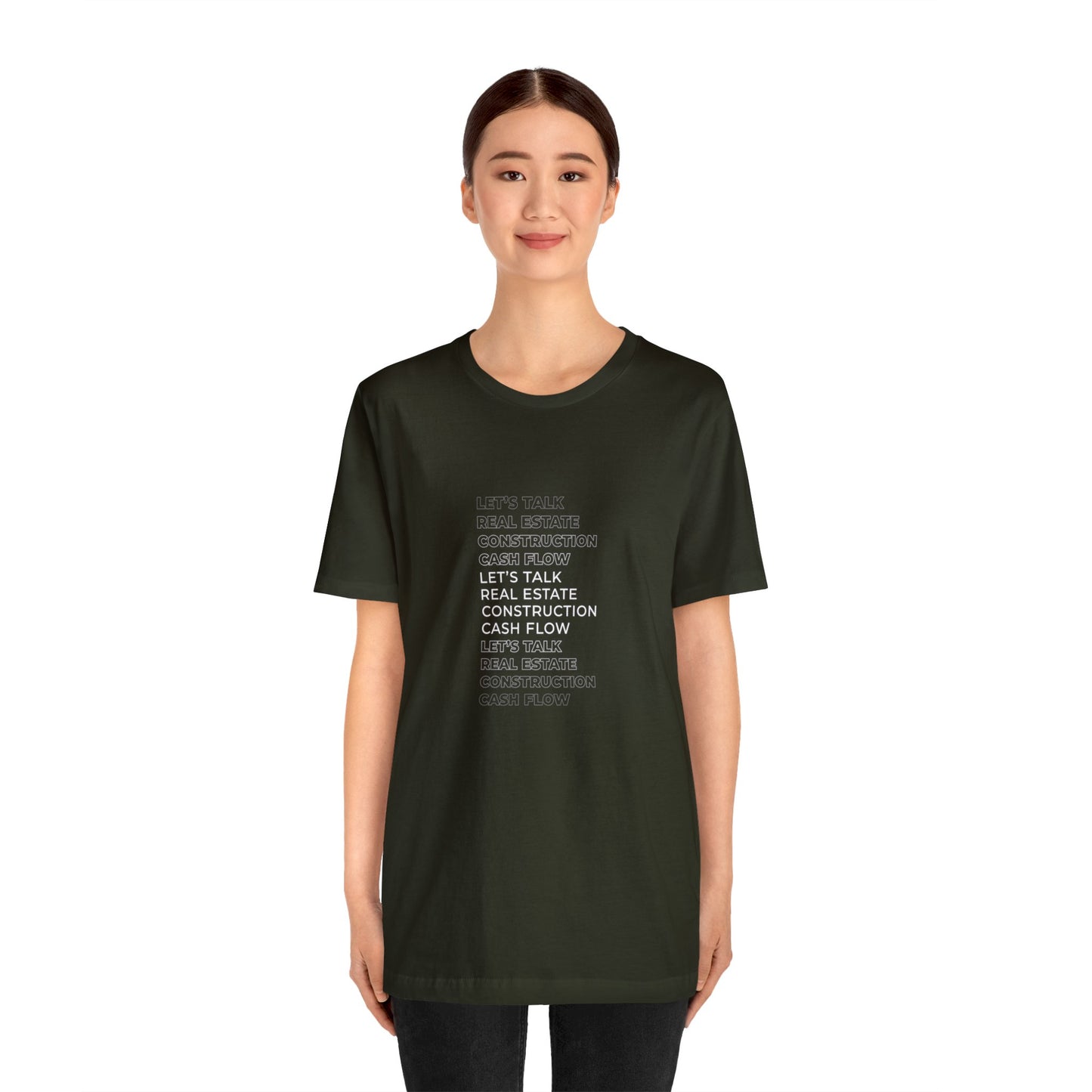 Real Estate, Construction, Cash Flow Short Sleeve Tee