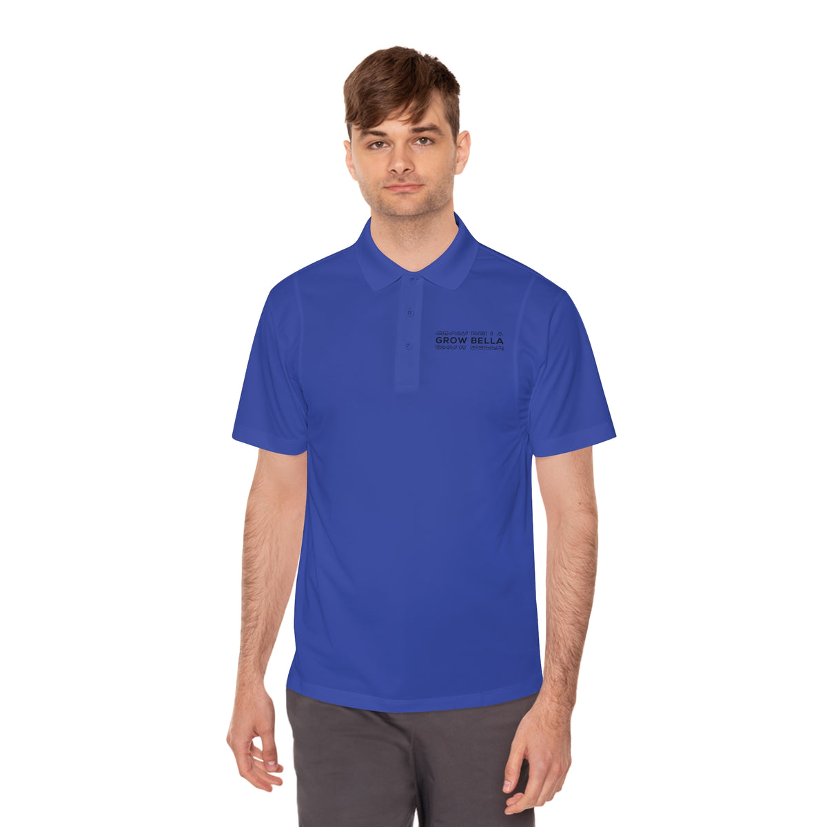 Grow Bella Men's Sport Polo Shirt