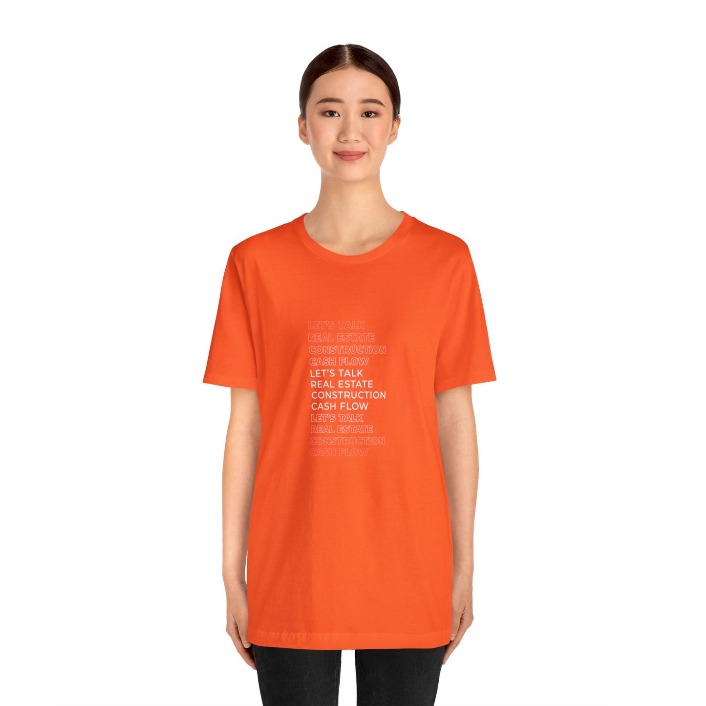 Real Estate, Construction, Cash Flow Short Sleeve Tee