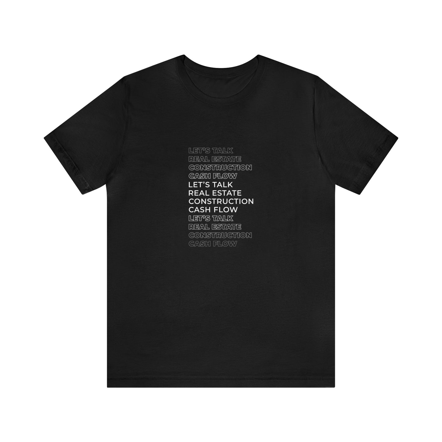 Real Estate, Construction, Cash Flow Short Sleeve Tee
