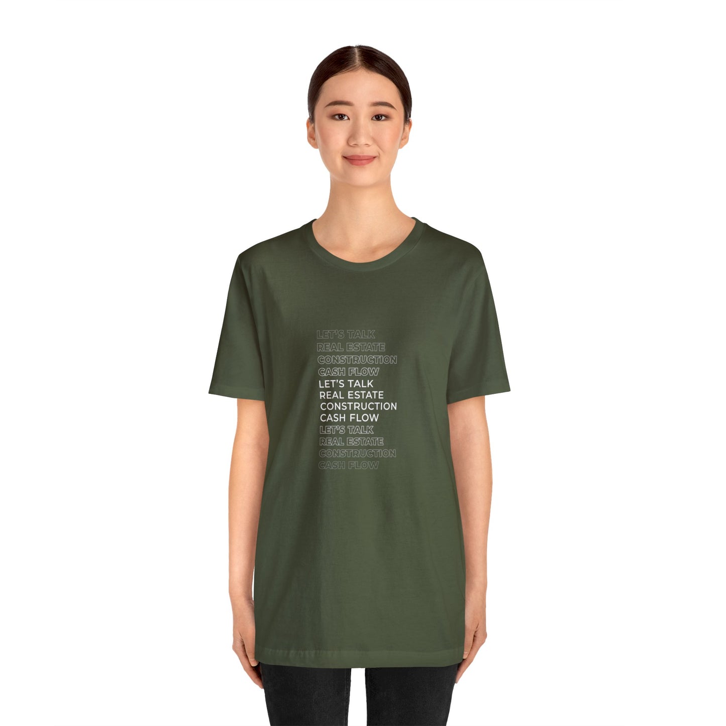 Real Estate, Construction, Cash Flow Short Sleeve Tee