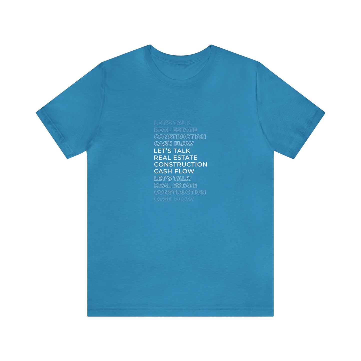 Real Estate, Construction, Cash Flow Short Sleeve Tee