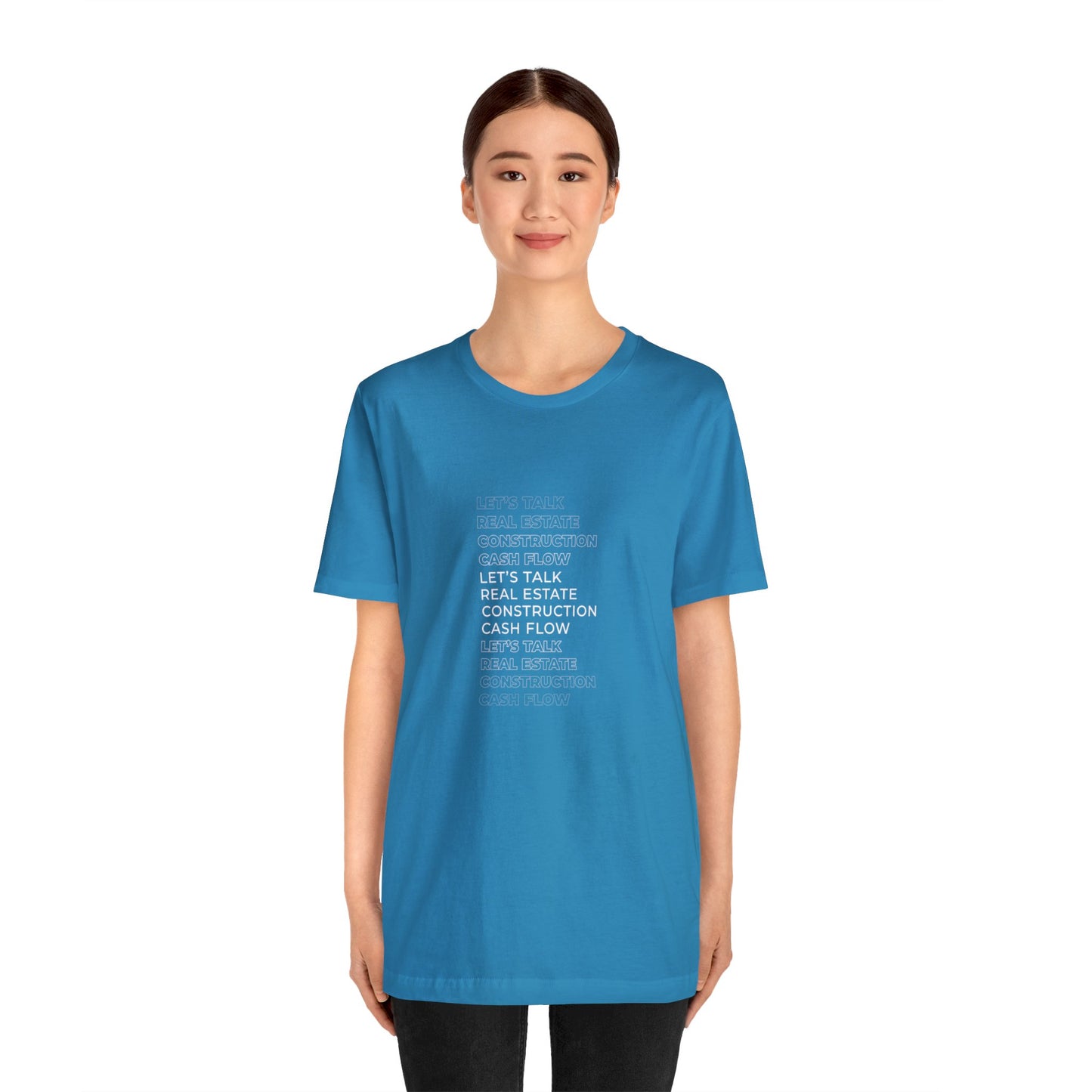 Real Estate, Construction, Cash Flow Short Sleeve Tee