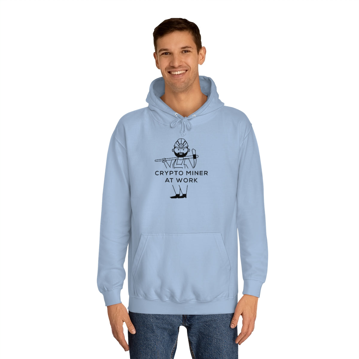 Let People know You Mine Crypto with our mining Hoodie