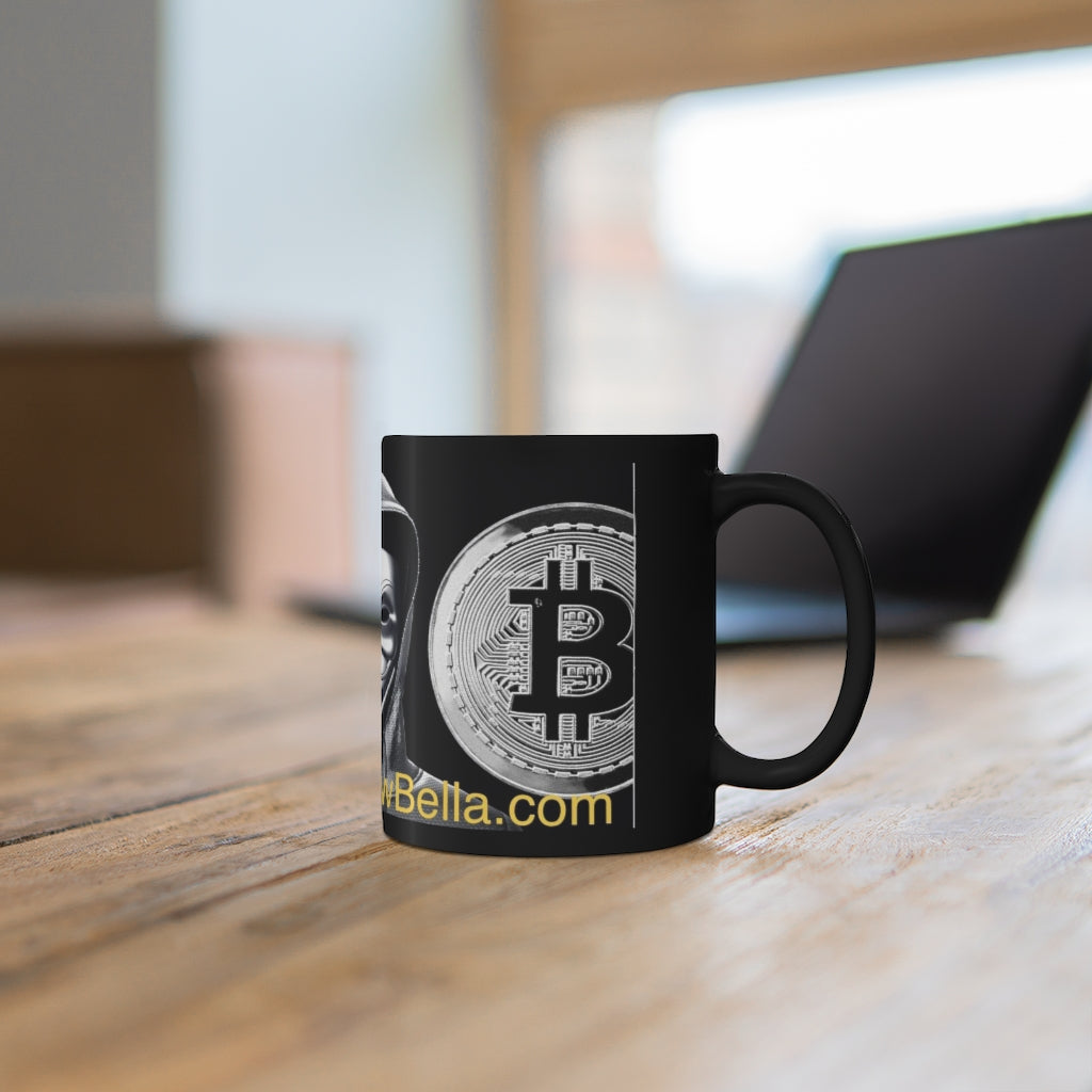 Crypto btc 11oz Black Mug