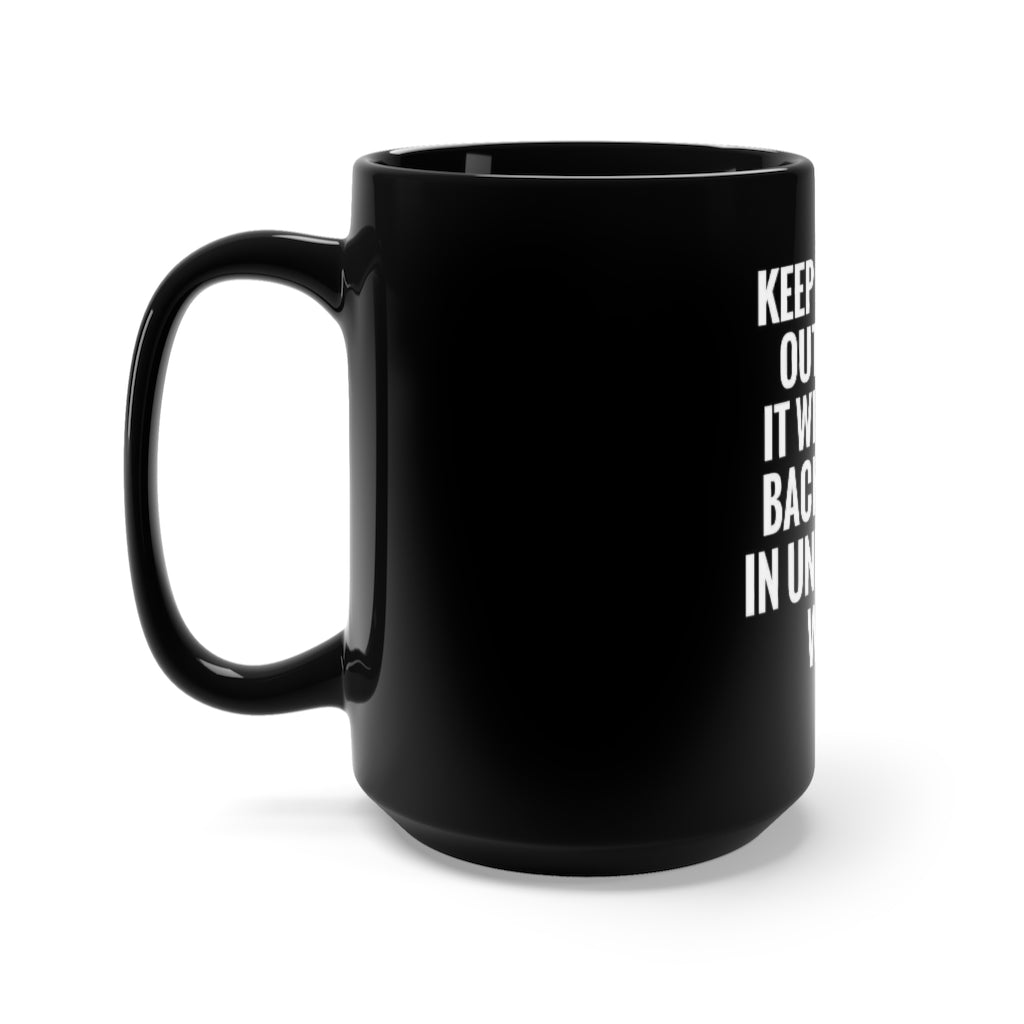 Be good Get Good, 15oz black mug