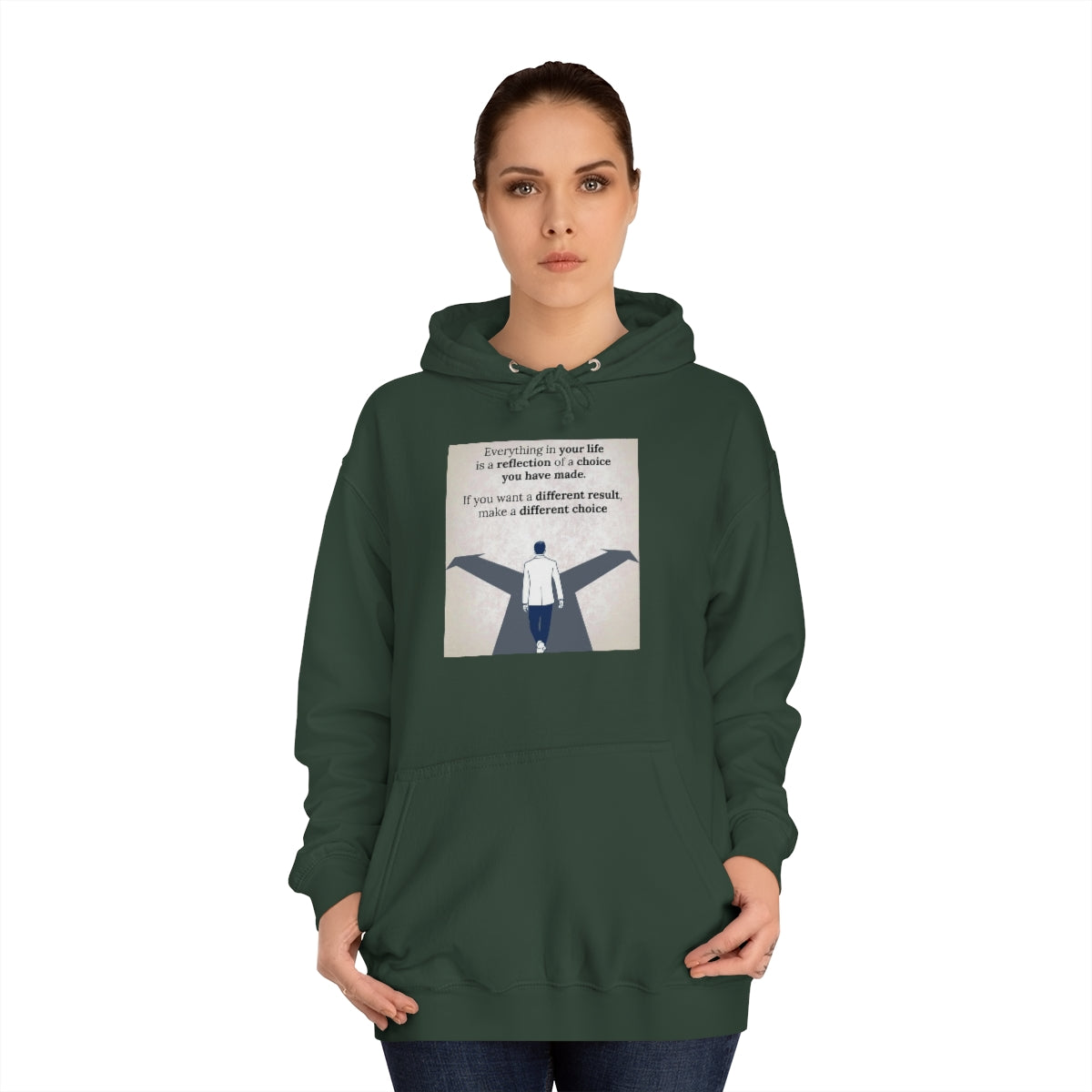 Choose the right Path, Grow Bella Hoodie