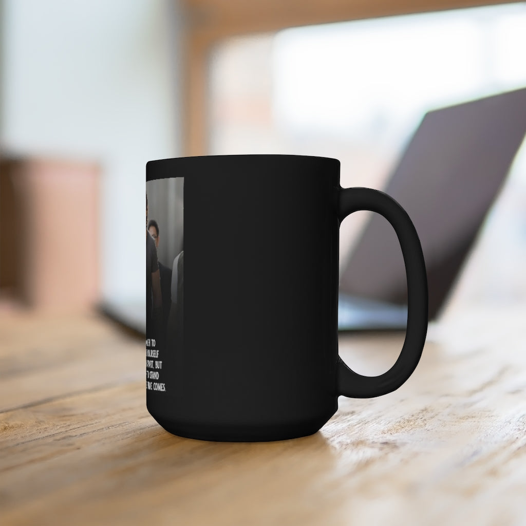 Be strong & Stand Together 15oz black mug