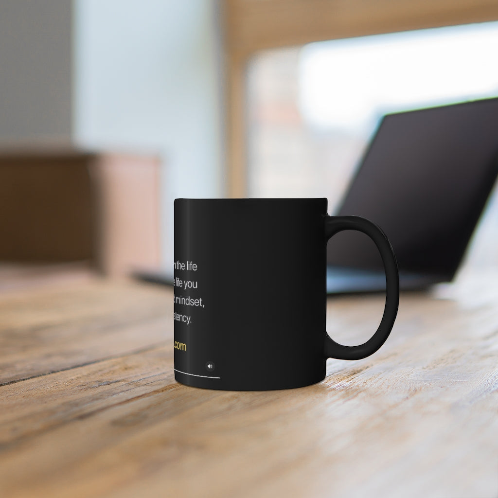 Consistency 11oz Black Mug