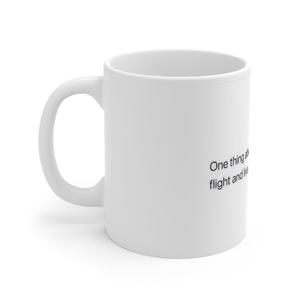 Book The flight & live your life Mug 11oz