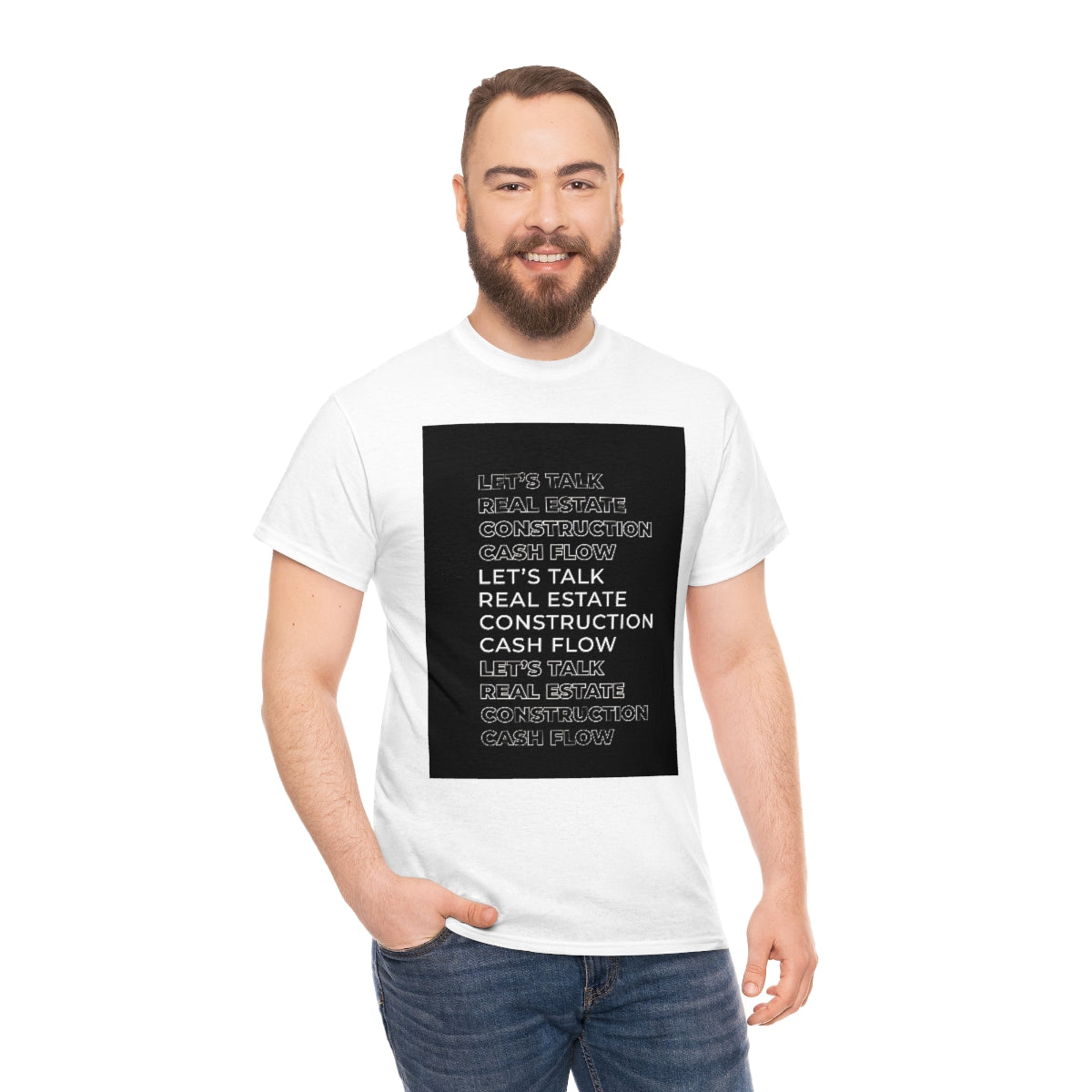 Real Estate, Construction, Cash Flow Cotton Tee