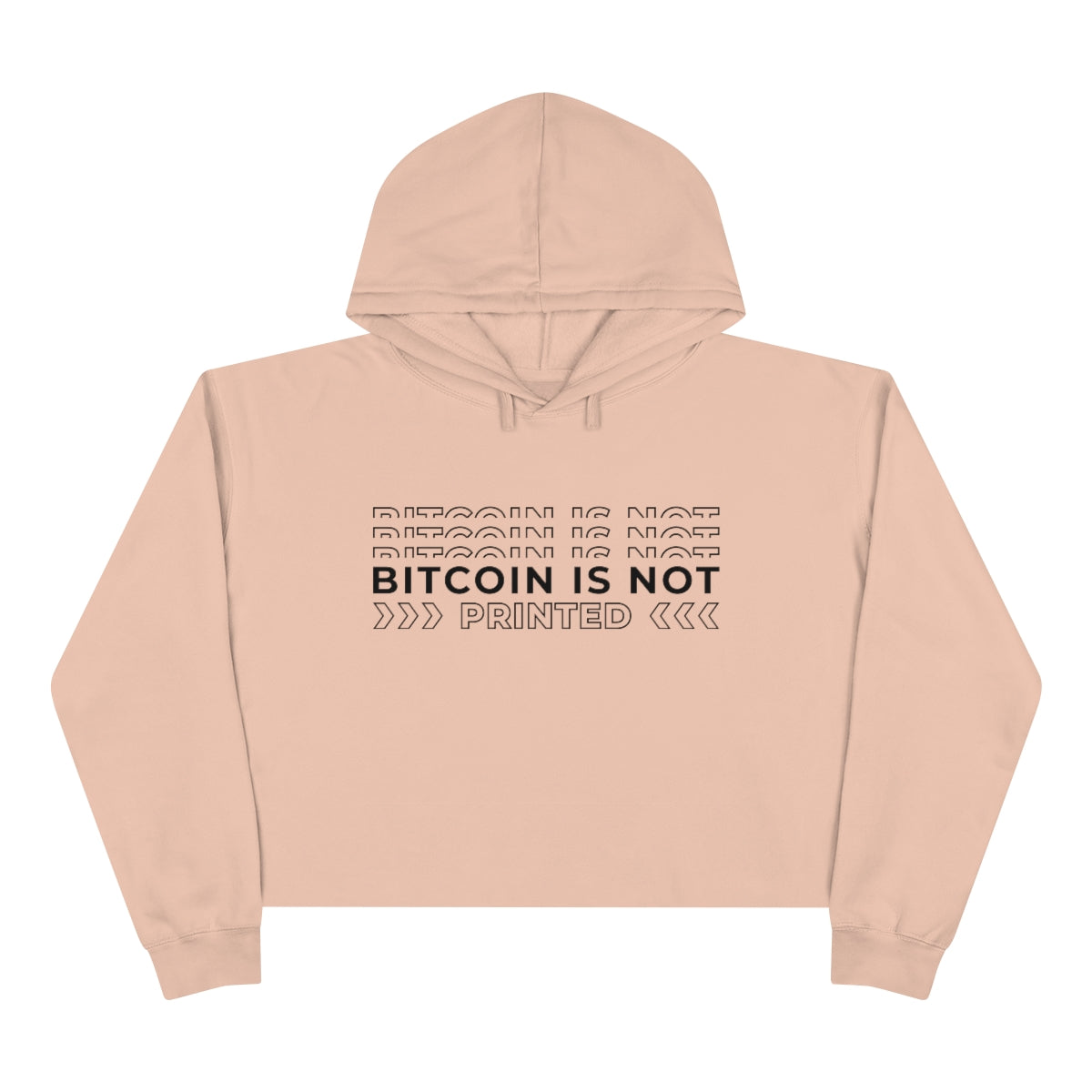 Bitcoin Crop Hoodie