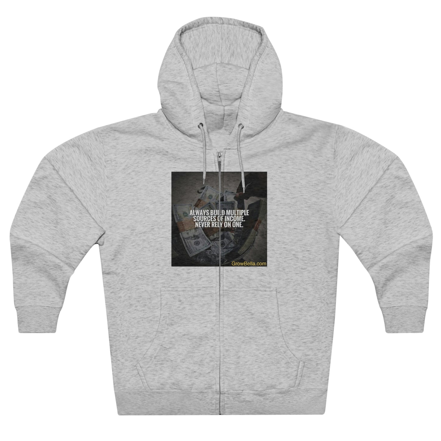 Never Depend on one river for Fish, Build Multiple Cash Flows Full Zip Hoodie
