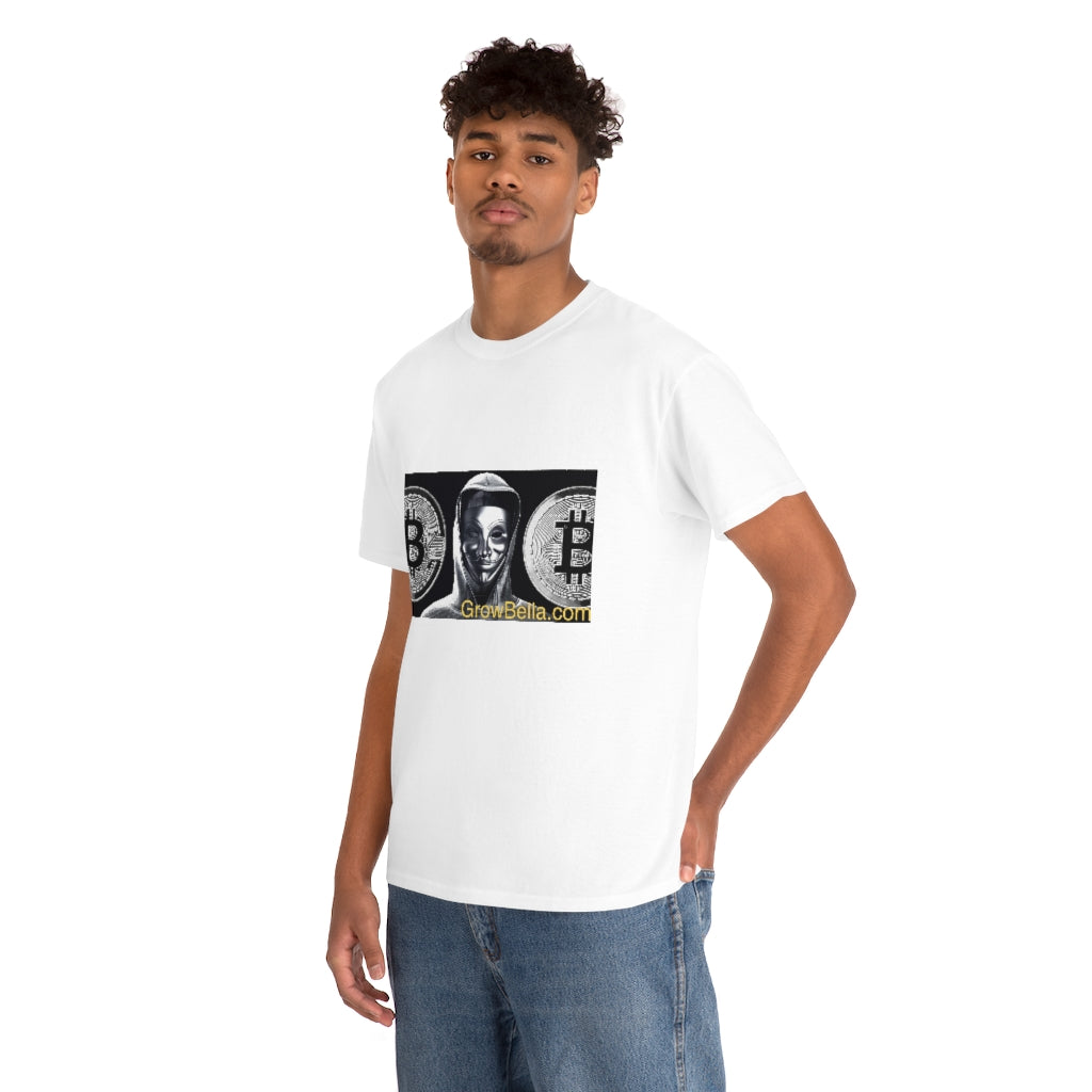 Satoshi Nakamoto BTC Unisex heavy Cotton Tee