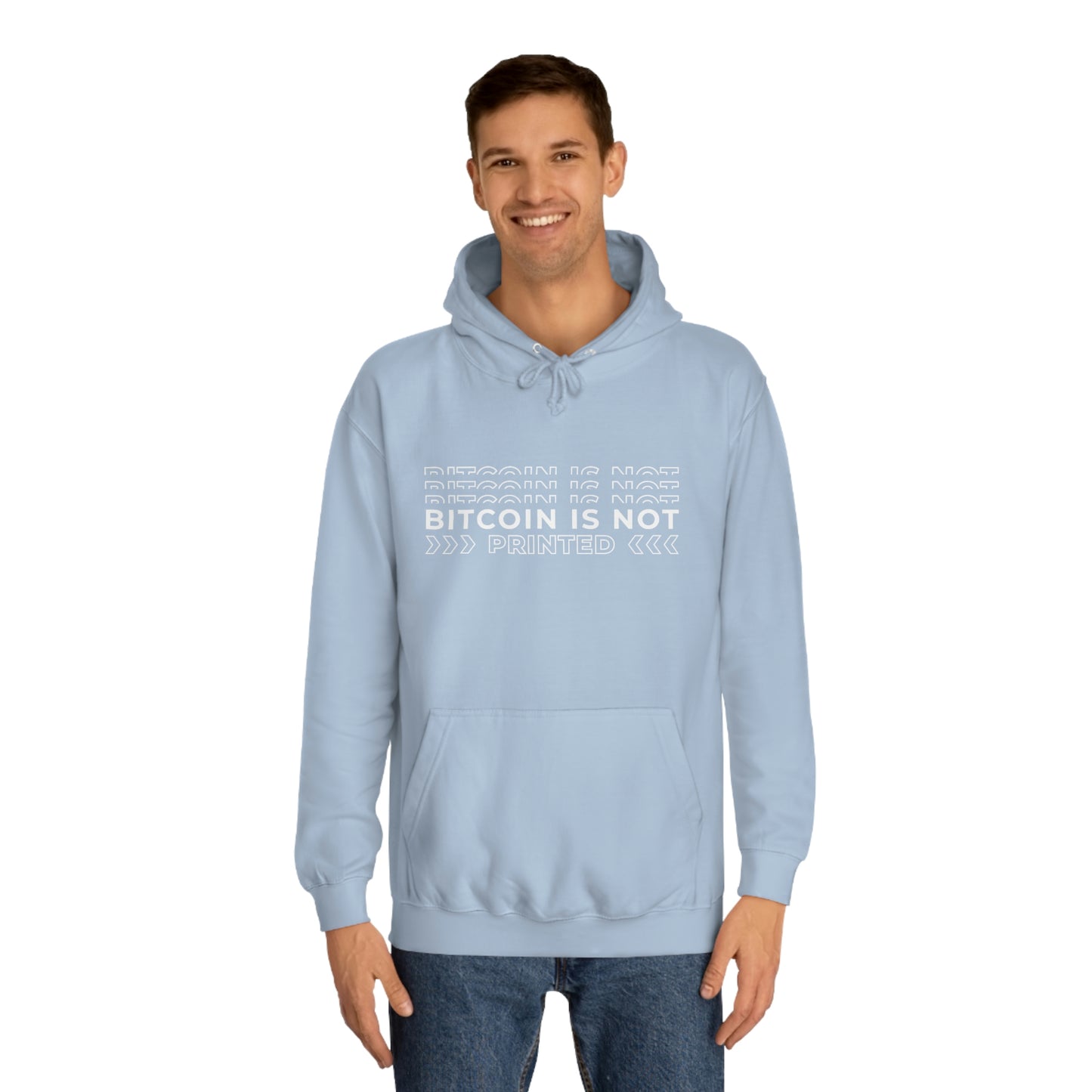 Bitcoin Is not printed Hoodie