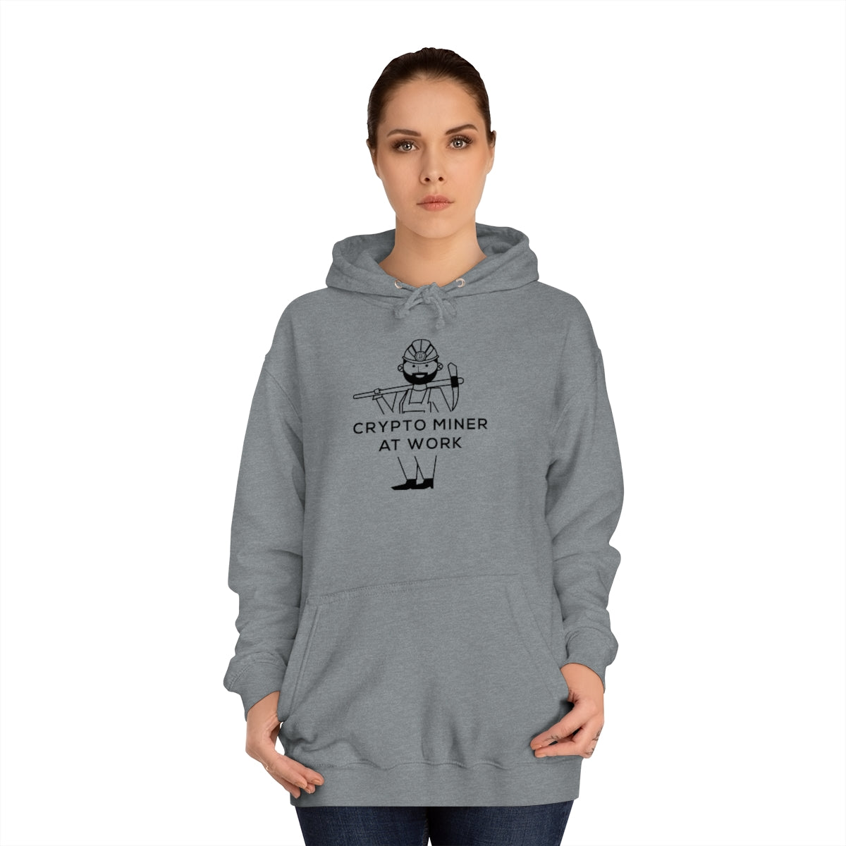 Let People know You Mine Crypto with our mining Hoodie