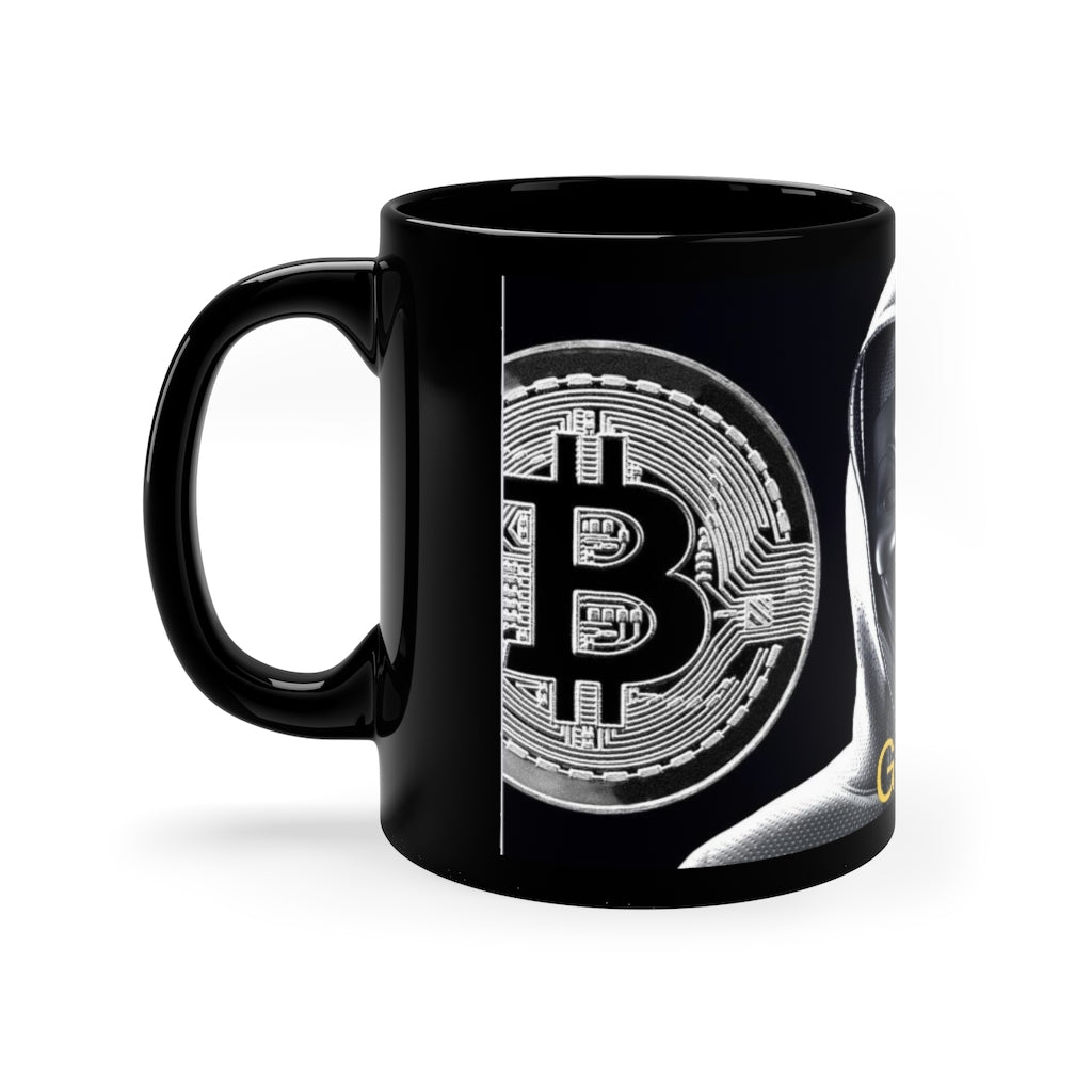 Crypto btc 11oz Black Mug