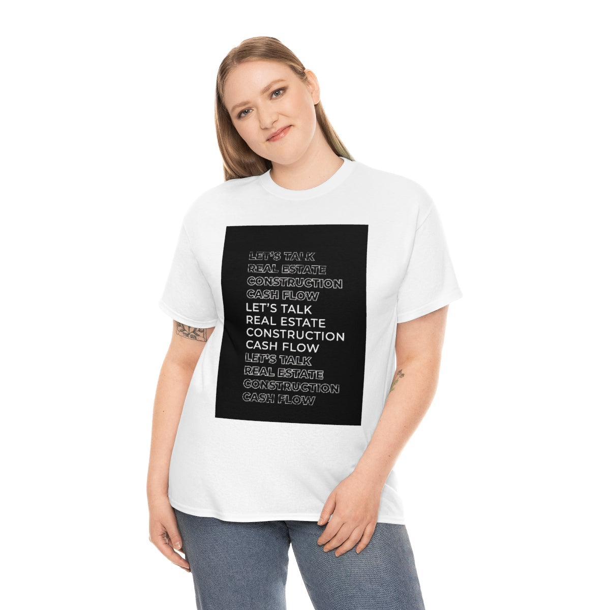 Real Estate, Construction, Cash Flow Cotton Tee