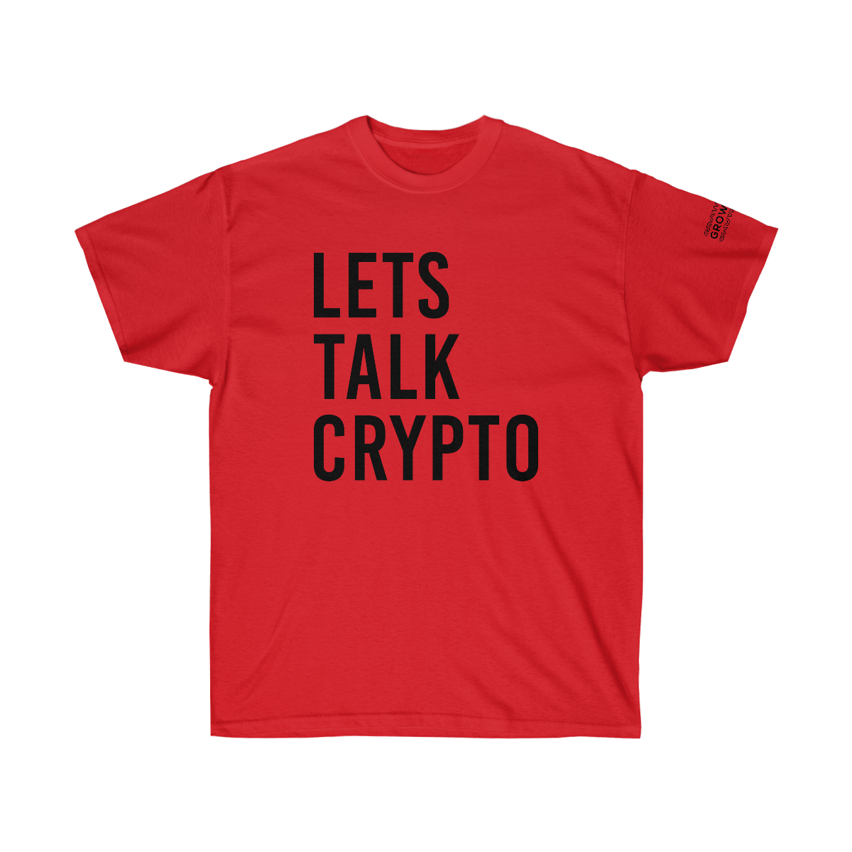 Let's Talk Crypto. Unisex Ultra Cotton Tee