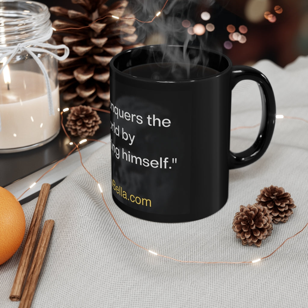Man vs Self. 11oz Black Mug