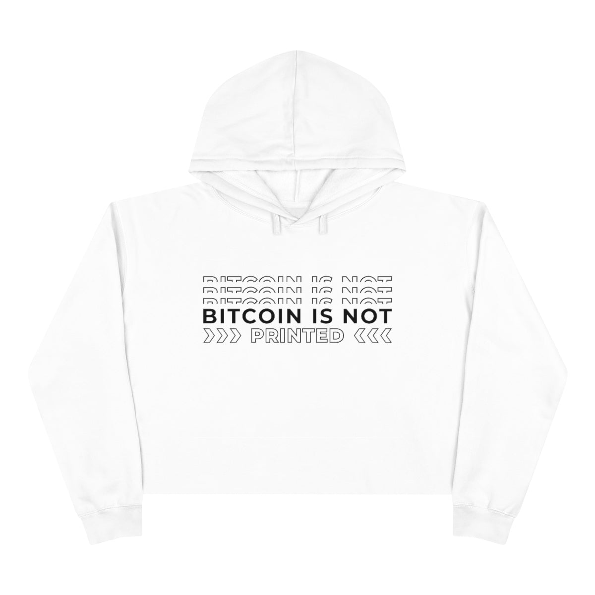 Bitcoin Crop Hoodie