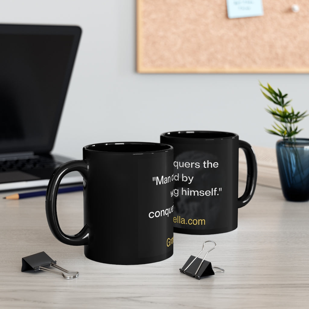 Man vs Self. 11oz Black Mug