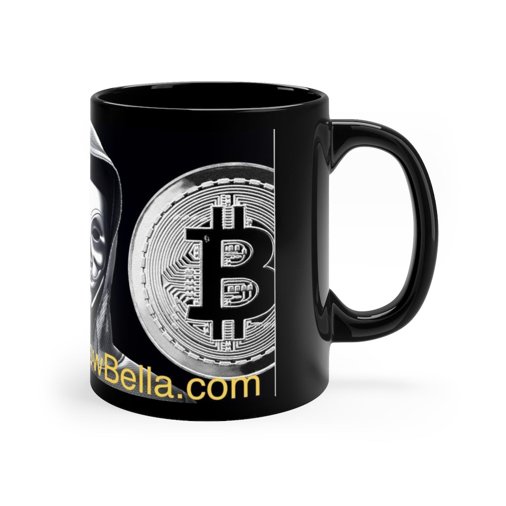 Crypto btc 11oz Black Mug