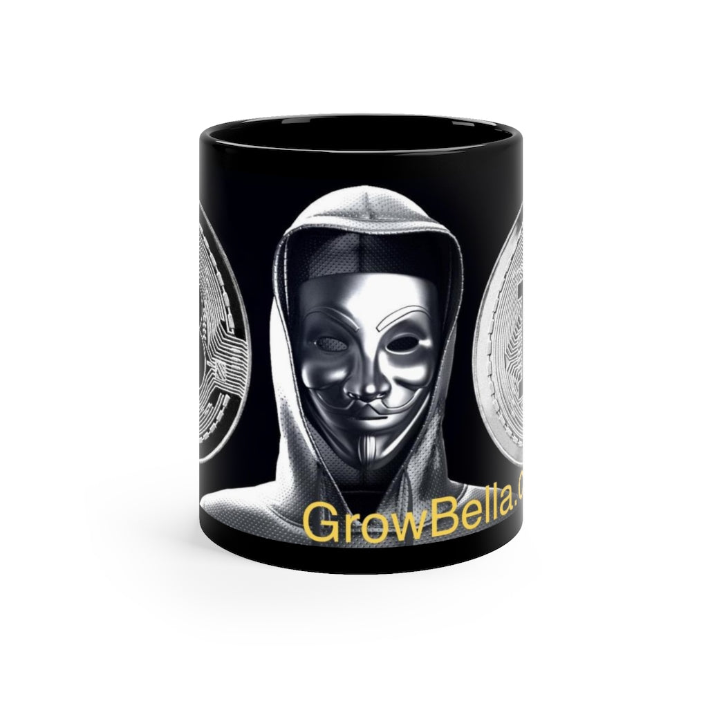 Crypto btc 11oz Black Mug