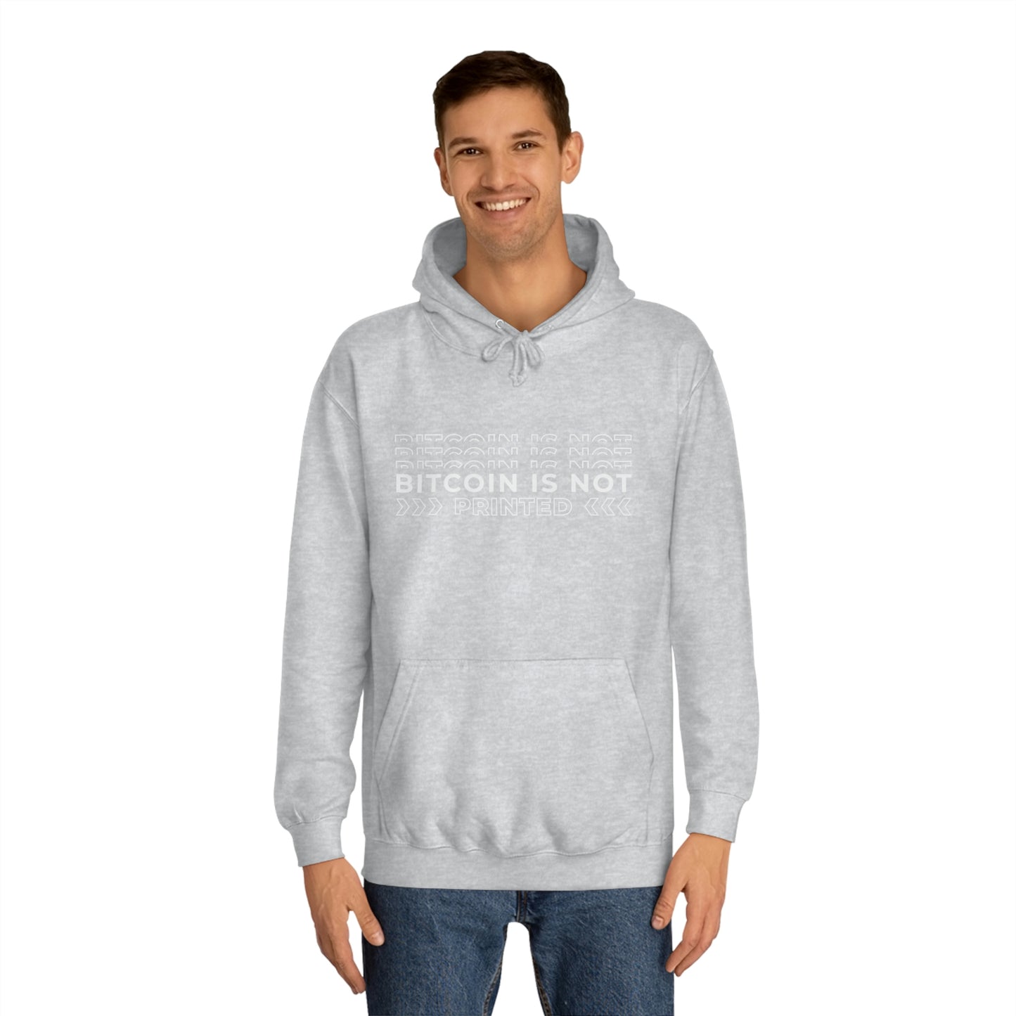 Bitcoin Is not printed Hoodie