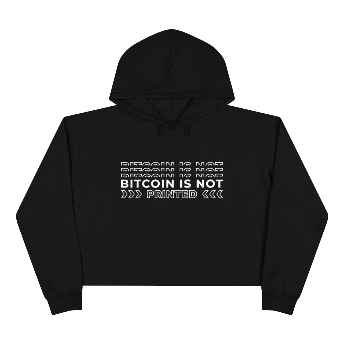 Bitcoin Crop Hoodie