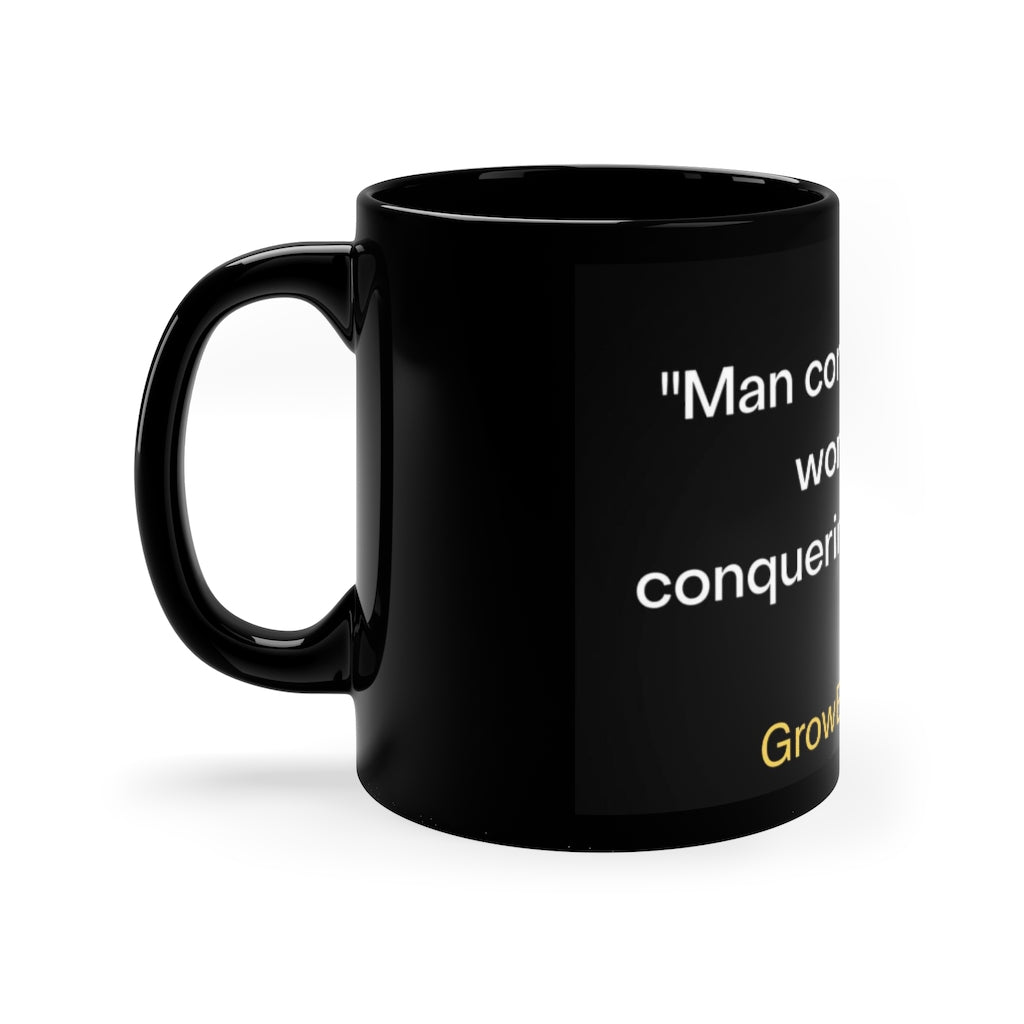 Man vs Self. 11oz Black Mug