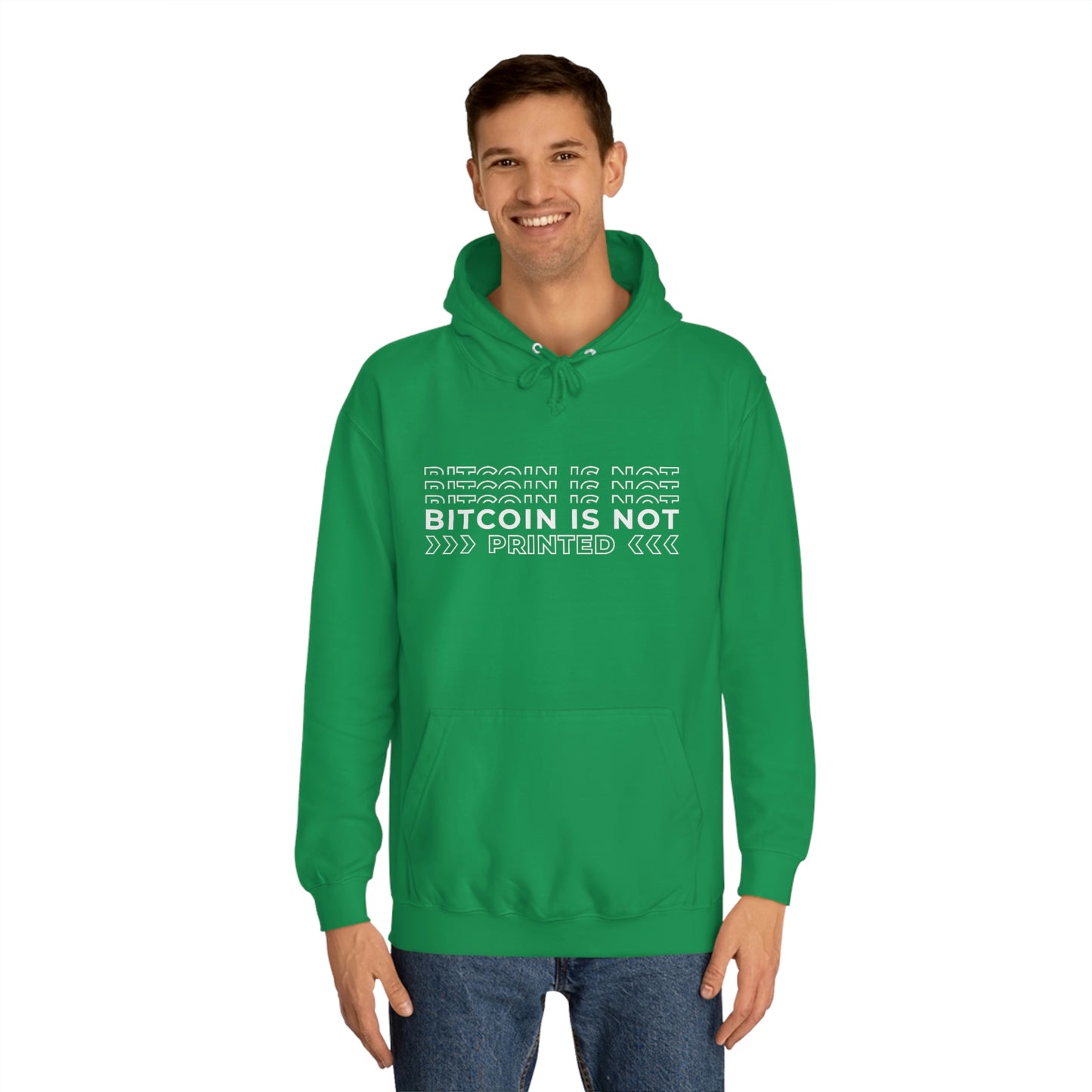 Bitcoin Is not printed Hoodie