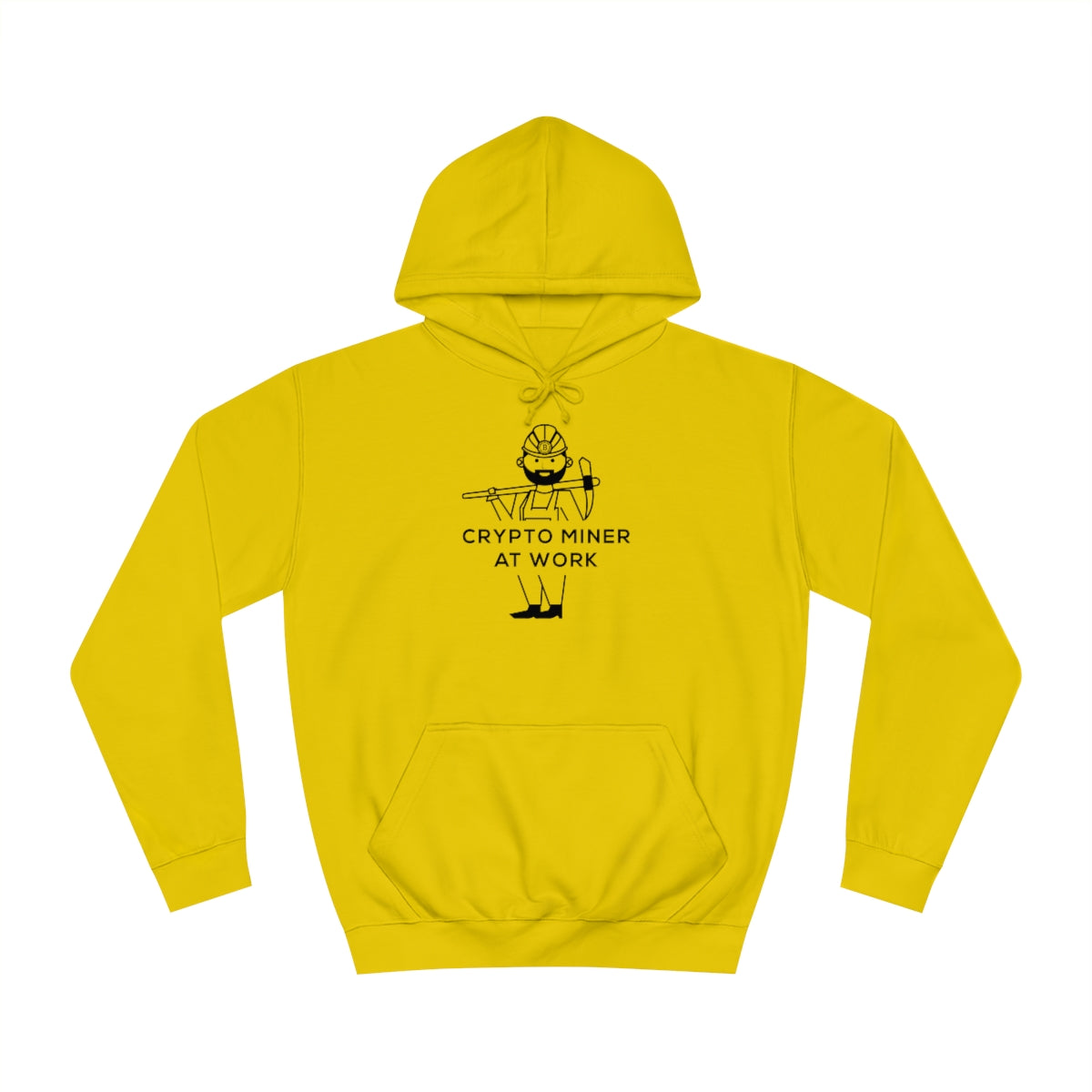 Let People know You Mine Crypto with our mining Hoodie