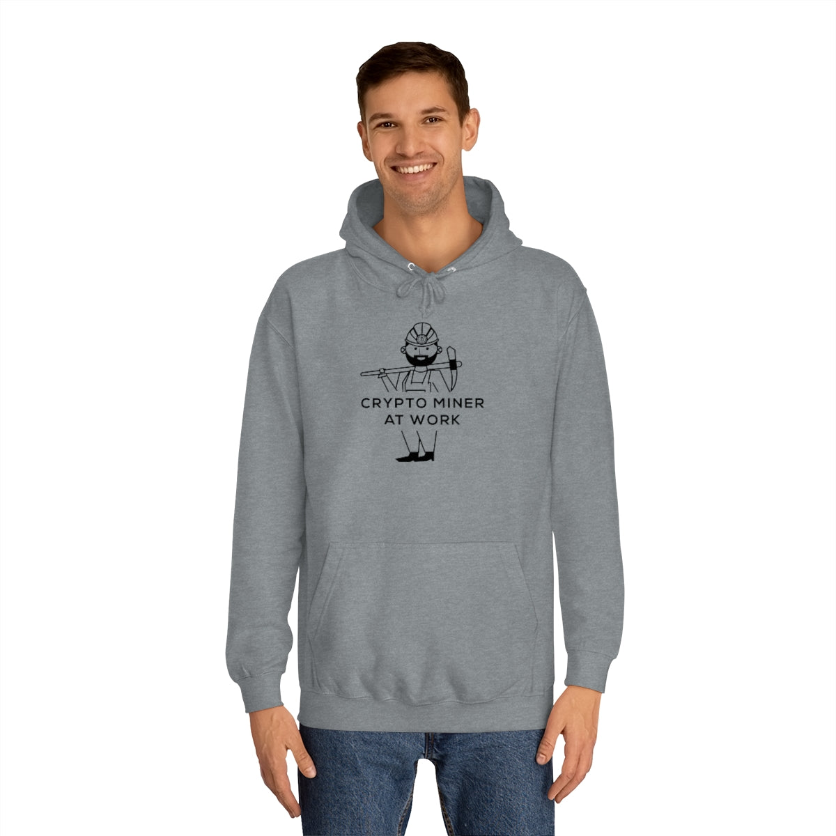 Let People know You Mine Crypto with our mining Hoodie