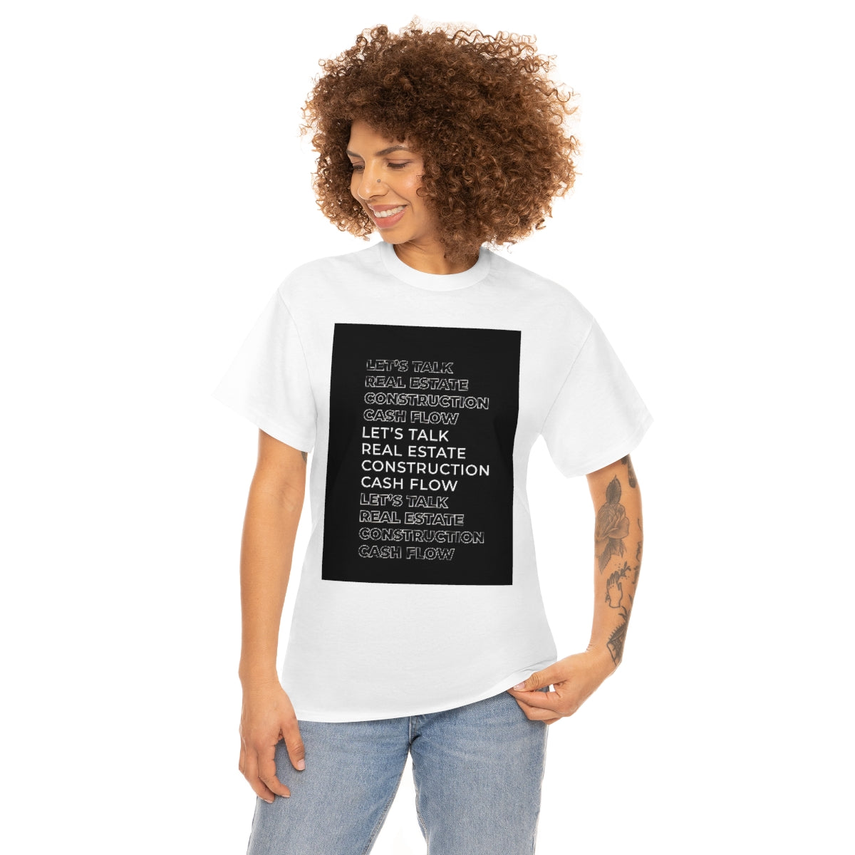 Real Estate, Construction, Cash Flow Cotton Tee