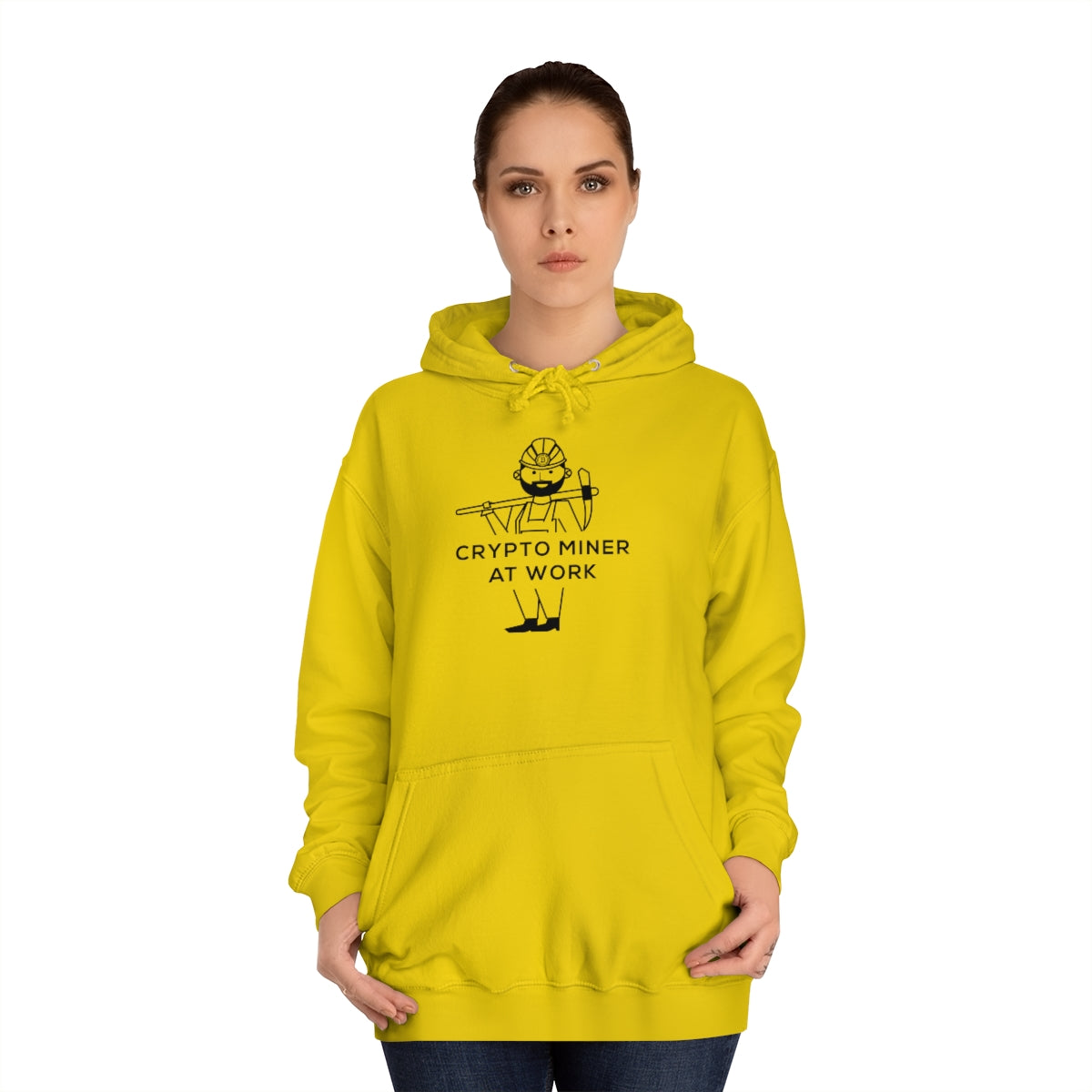 Let People know You Mine Crypto with our mining Hoodie