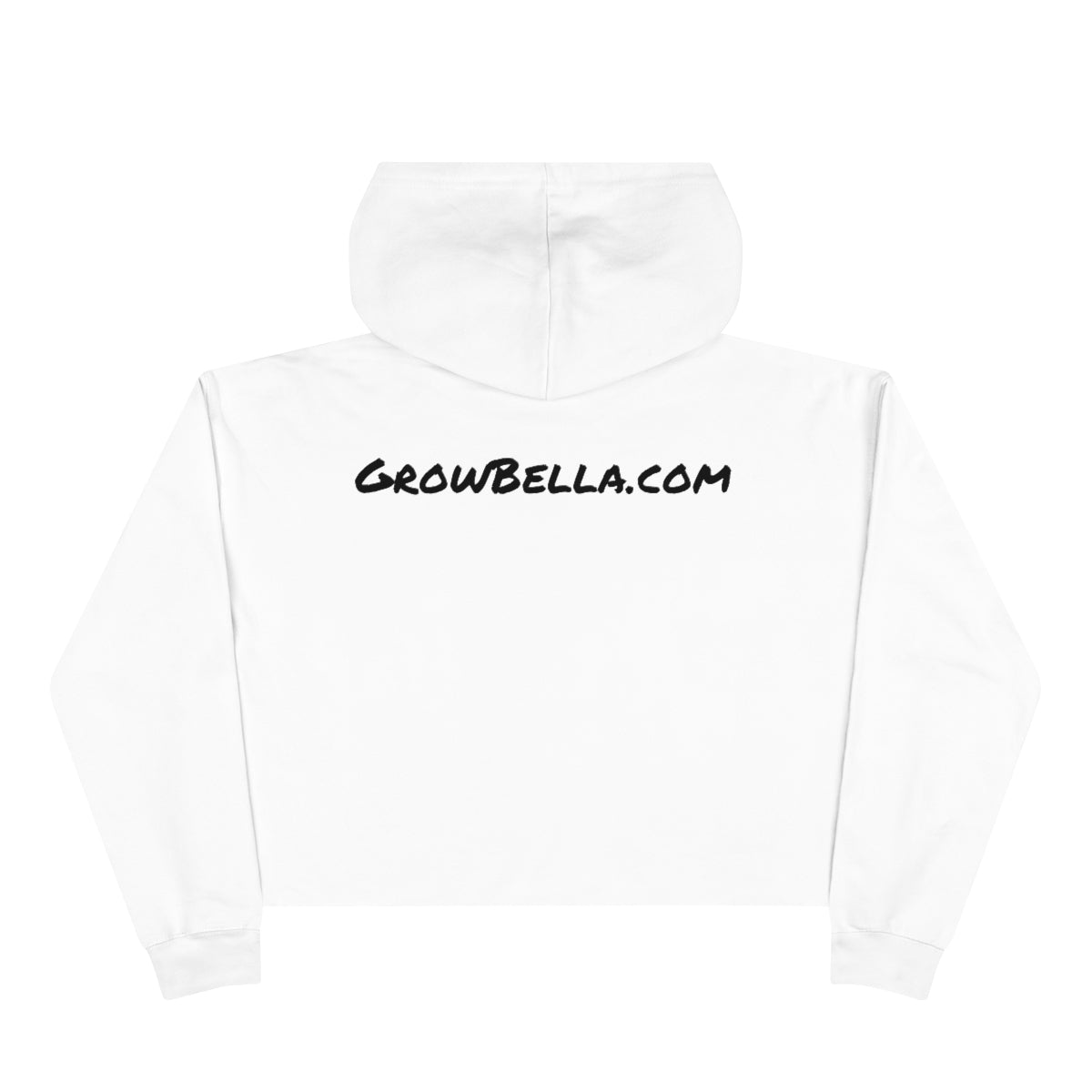 Health Wealth Happiness Womens Crop Hoodie