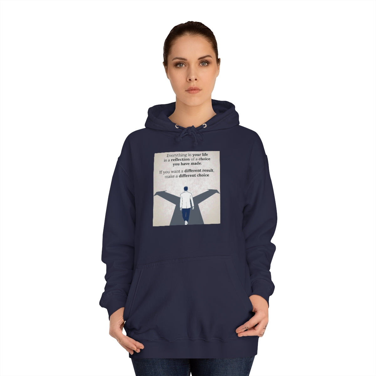 Choose the right Path, Grow Bella Hoodie