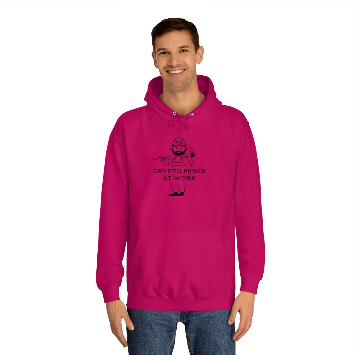Let People know You Mine Crypto with our mining Hoodie