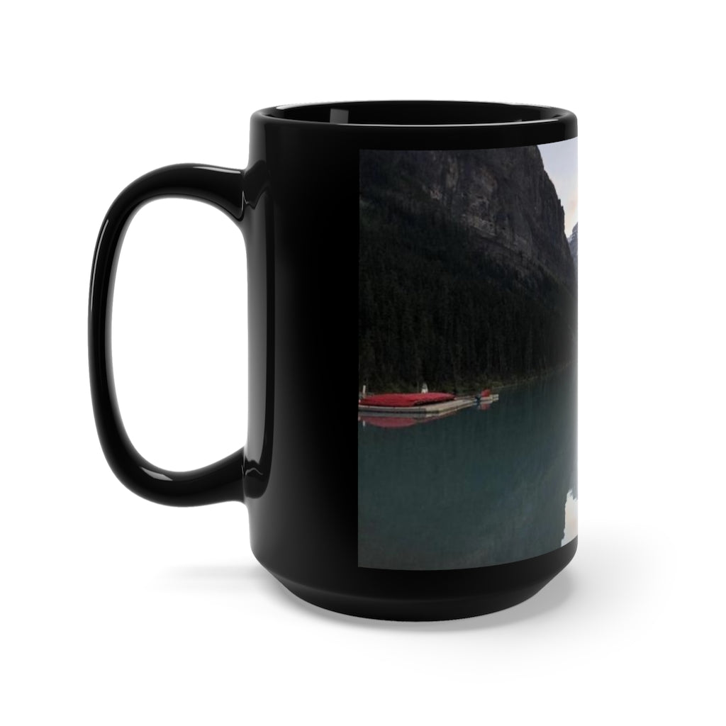 Amazing Places 15oz Black Mug
