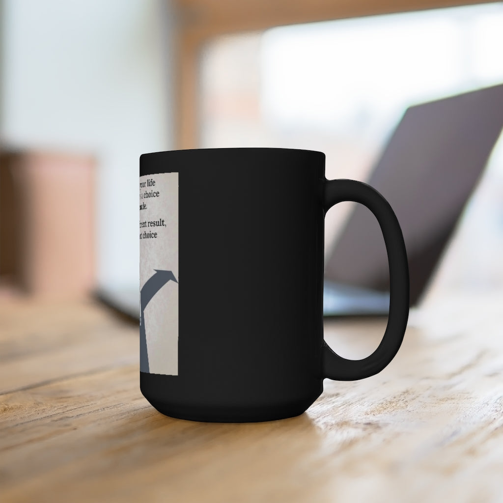 Life is about Choices  15oz black Mug